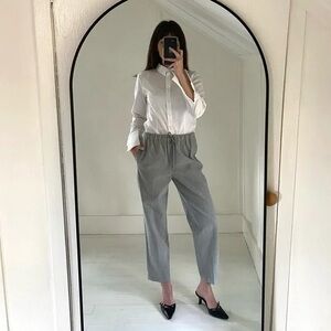 Aritzia Babaton Jimmy Twill Pants in Grey Small